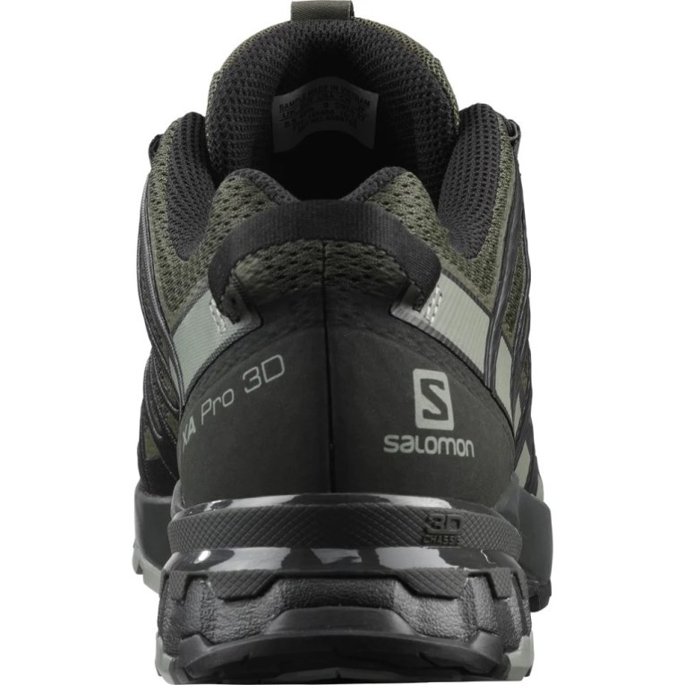 Sapatilhas Trail Running Salomon Xa Pro 3d V8 Masculino Verde Oliva Pretas | PT P26491